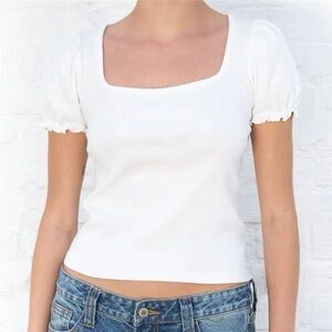 Like New Brandy Melville White Kehlani Top